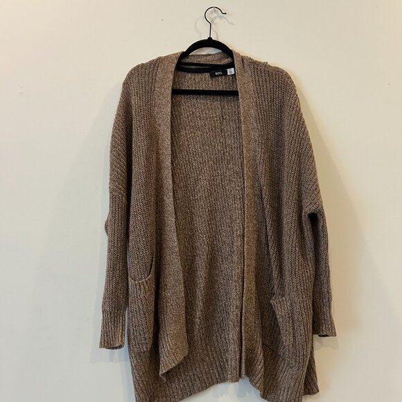 Urban Outfitters BDG Slouchy Cardigan - Taupe - Picture 2 of 3